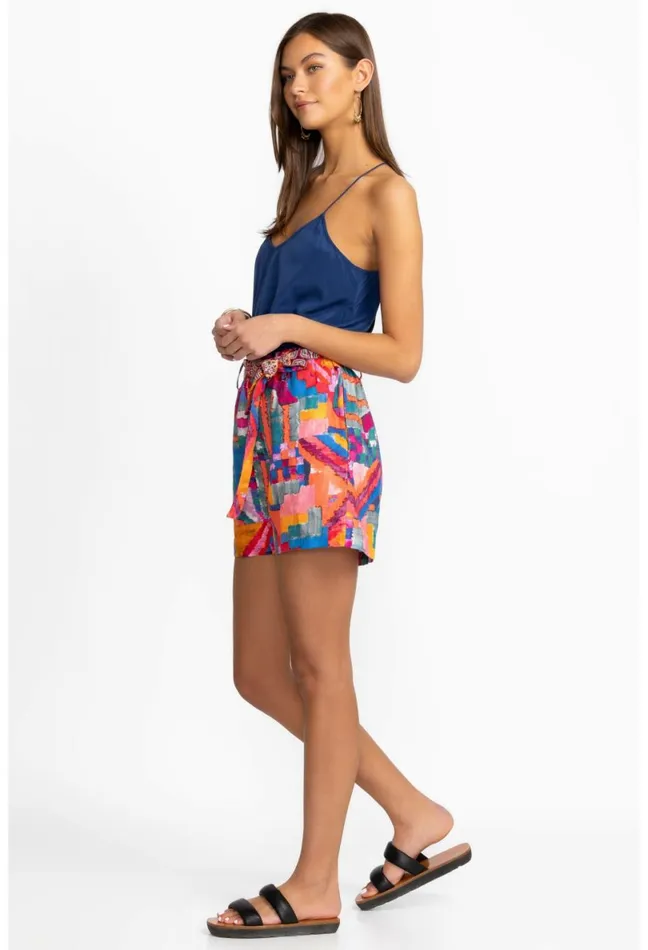 Women Johnny Was Bottoms Summer Daydream Linen Short Summer Daydream