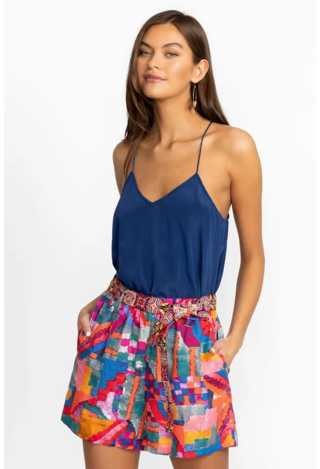 Women Johnny Was Bottoms Summer Daydream Linen Short Summer Daydream