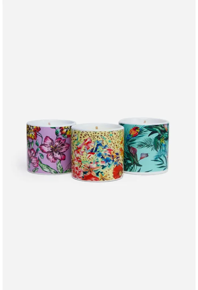 Women Johnny Was Home Fragrance Home Set Of 3 Votive Candles Multi