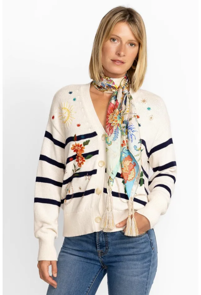 Women Johnny Was Scarves Blu Scarf Blu