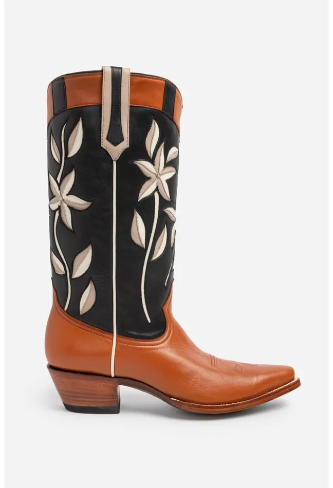 Women Johnny Was Shoes Malibu Garden Cowboy Boot Multi
