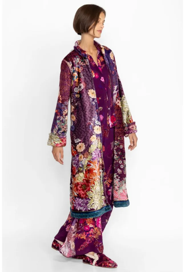 Women Johnny Was Sleepwear Phoenix Zip Up Robe Phoenix