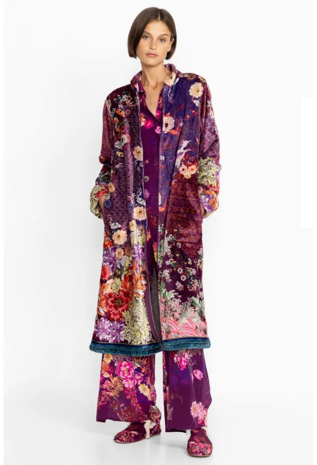 Women Johnny Was Sleepwear Phoenix Zip Up Robe Phoenix