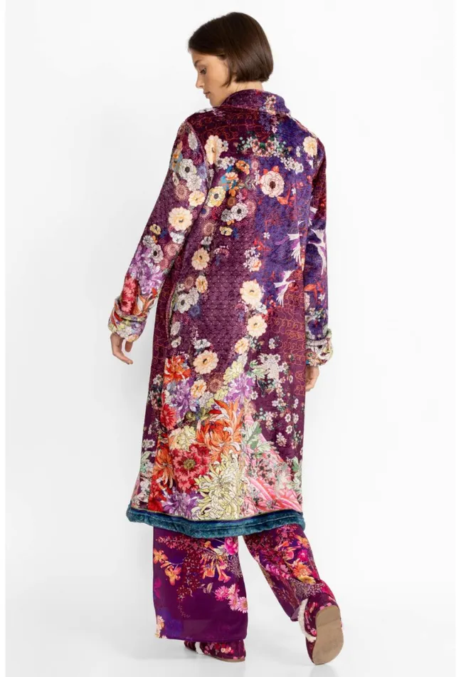 Women Johnny Was Sleepwear Phoenix Zip Up Robe Phoenix