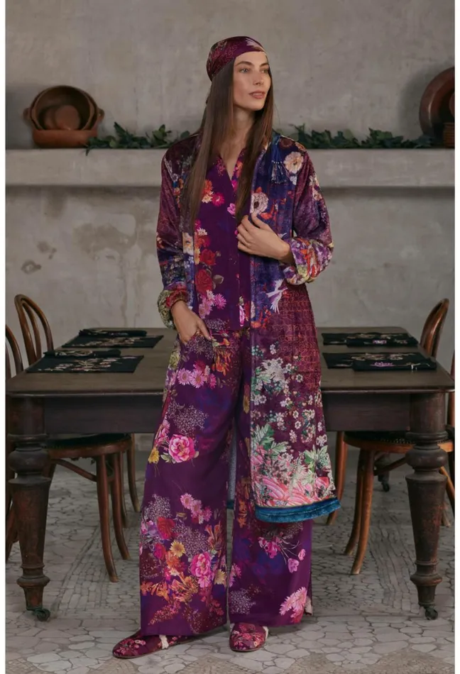 Women Johnny Was Sleepwear Phoenix Zip Up Robe Phoenix