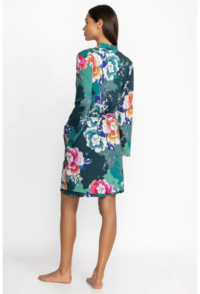 Women Johnny Was Sleepwear The Jonesy Sleep Robe Tura Turquoise