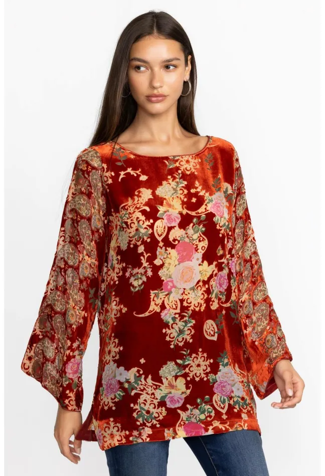 Women Johnny Was Tops Kimi Tunic Multi