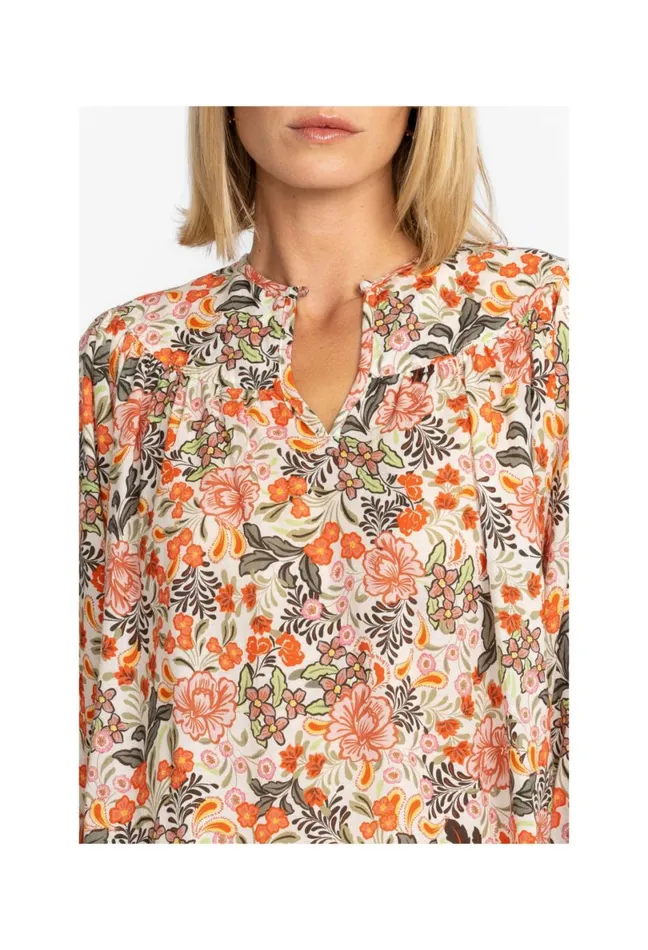 Women Johnny Was Tops Valencia Circle Yoke Blouse Multi