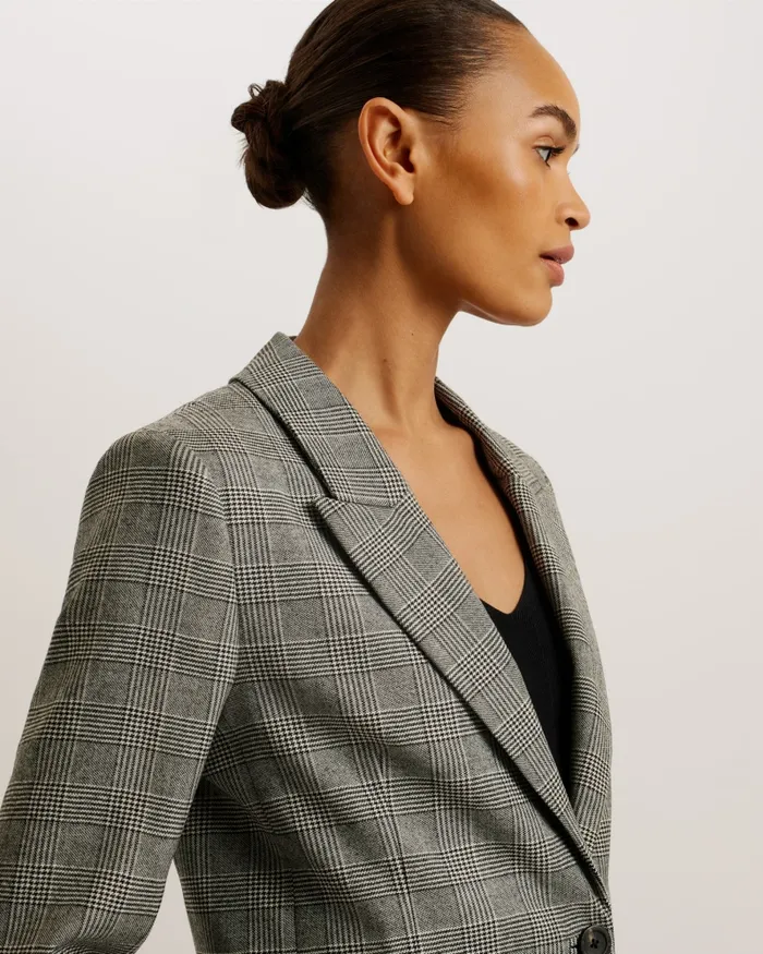 Women JOMMIA 8211 Wool Check Boyfriend Blazer Black Ted Baker Coats and Jackets Women JOMMIA 8211 Wool Check Boyfriend Blazer Black Ted Baker Coats and Jackets
