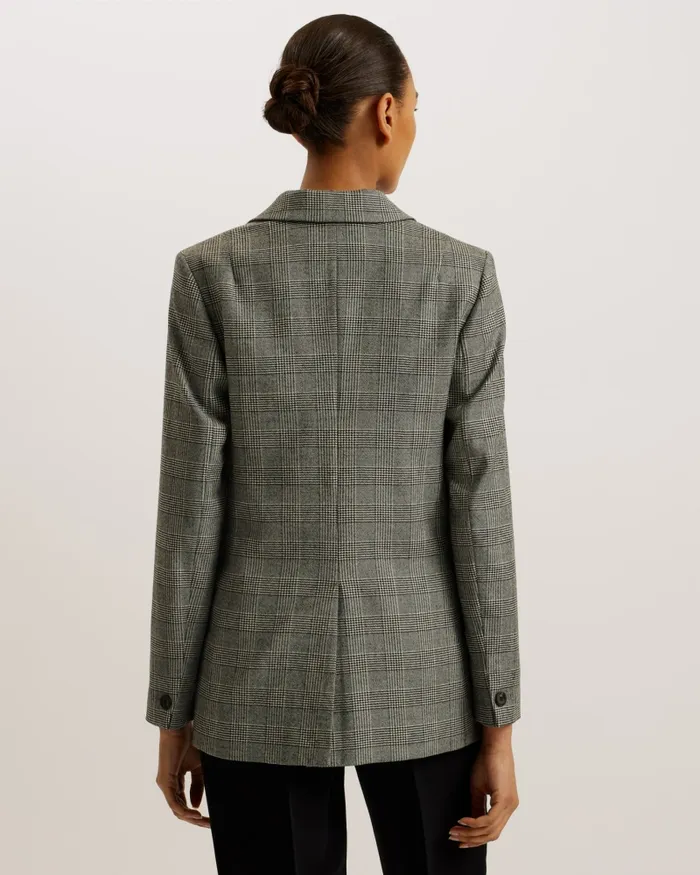 Women JOMMIA 8211 Wool Check Boyfriend Blazer Black Ted Baker Coats and Jackets Women JOMMIA 8211 Wool Check Boyfriend Blazer Black Ted Baker Coats and Jackets
