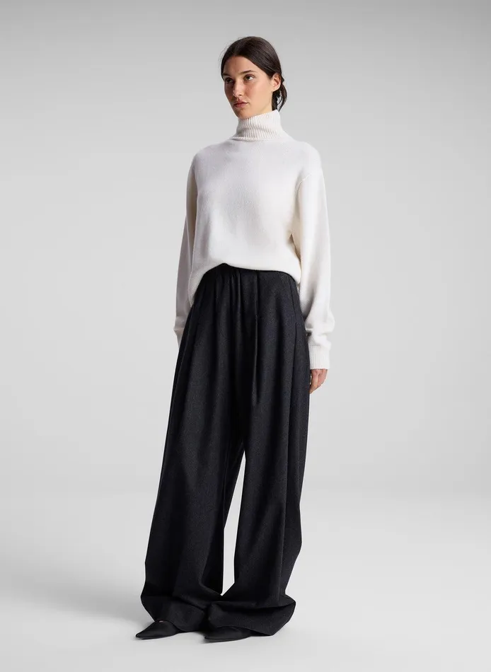 Women Jones Wool Cashmere Pant Charcoal ALC Bottoms