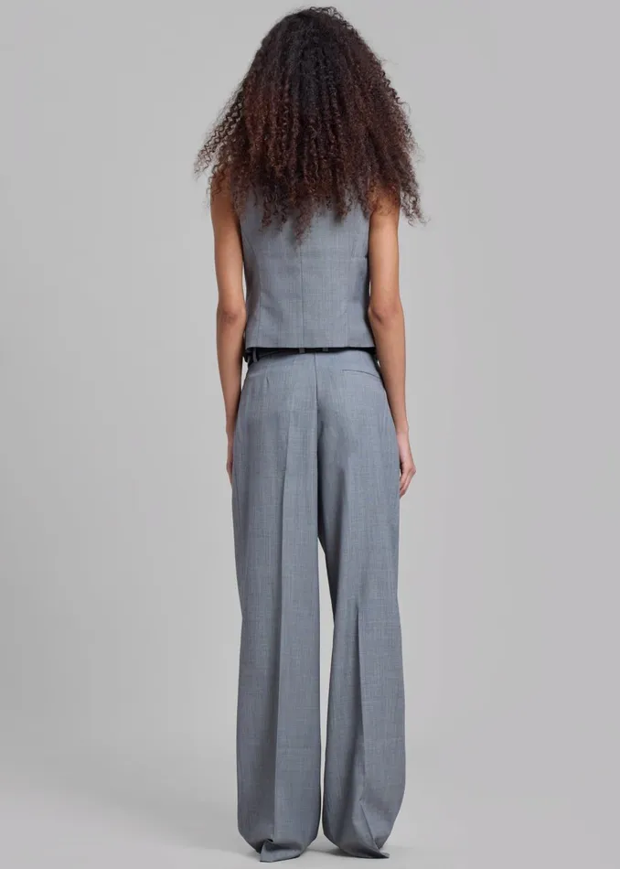 Women Jorae Vest 8211 Grey The Frankie Shop Outerwear
