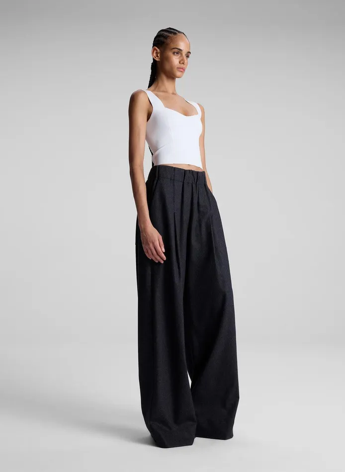 Women Jordana Compact Knit Top White ALC Tops