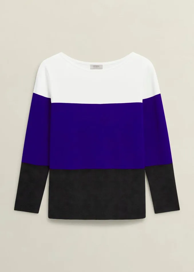 Women Jumpers and Cardigans Hobbs Alice Jumper Blue Multi
