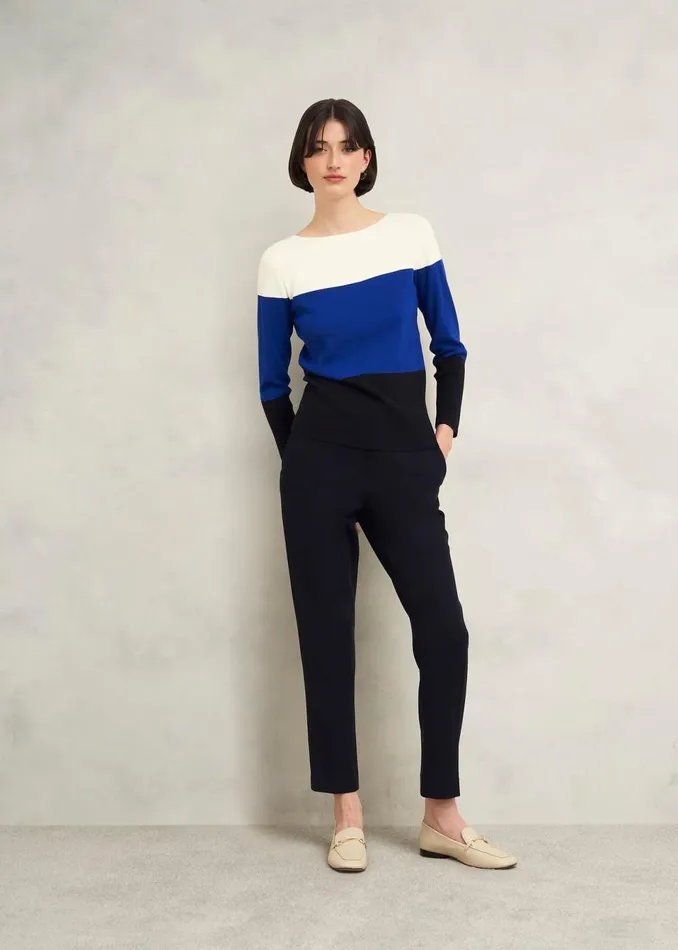 Women Jumpers and Cardigans Hobbs Alice Jumper Blue Multi
