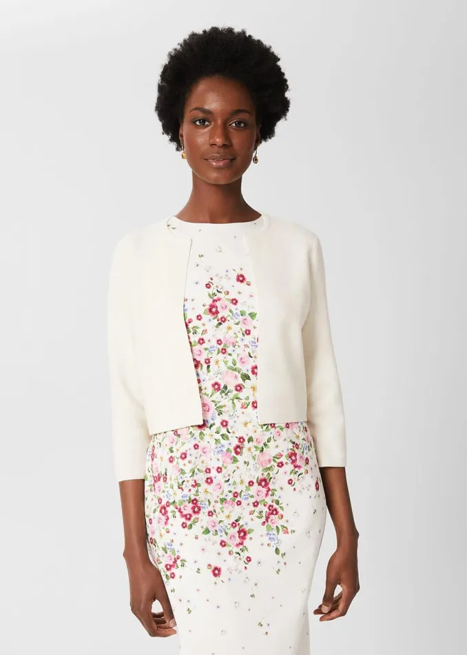 Women Jumpers and Cardigans Hobbs Ella Cardigan Ivory