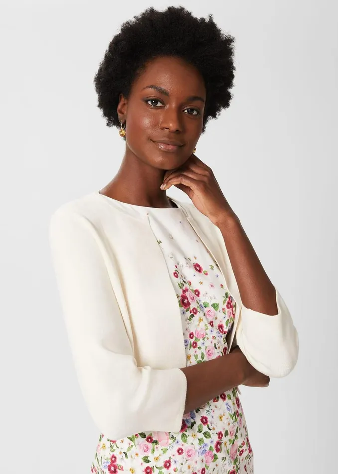 Women Jumpers and Cardigans Hobbs Ella Cardigan Ivory