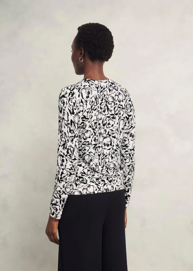 Women Jumpers and Cardigans Hobbs Harlow Jumper With Wool Ivory Black