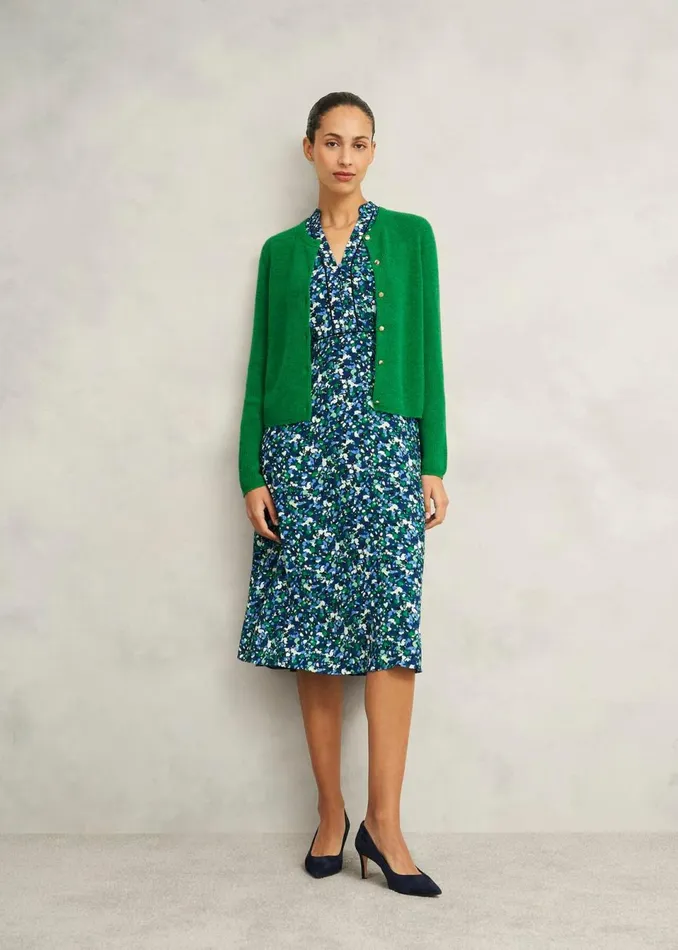 Women Jumpers and Cardigans Hobbs Jasmina Cardigan With Alpaca Lush Green