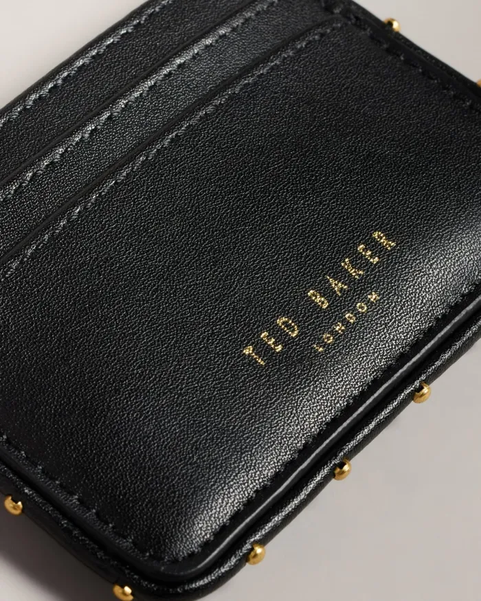 Women KAHNIA 8211 Studded Edge Leather Cardholder Black Ted Baker Purses and Cardholders Women KAHNIA 8211 Studded Edge Leather Cardholder Black Ted Baker Purses and Cardholders