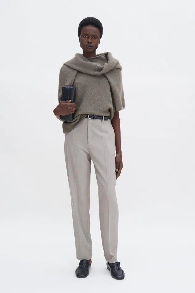 Women Karlie Trousers Sage Melange Filippa K Trousers