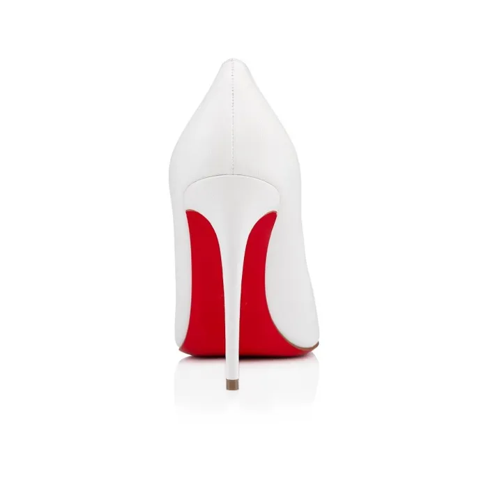 Women Kate 100 Mm Pumps 8211 Nappa Leather 8211 Bianco Christian Louboutin Pumps