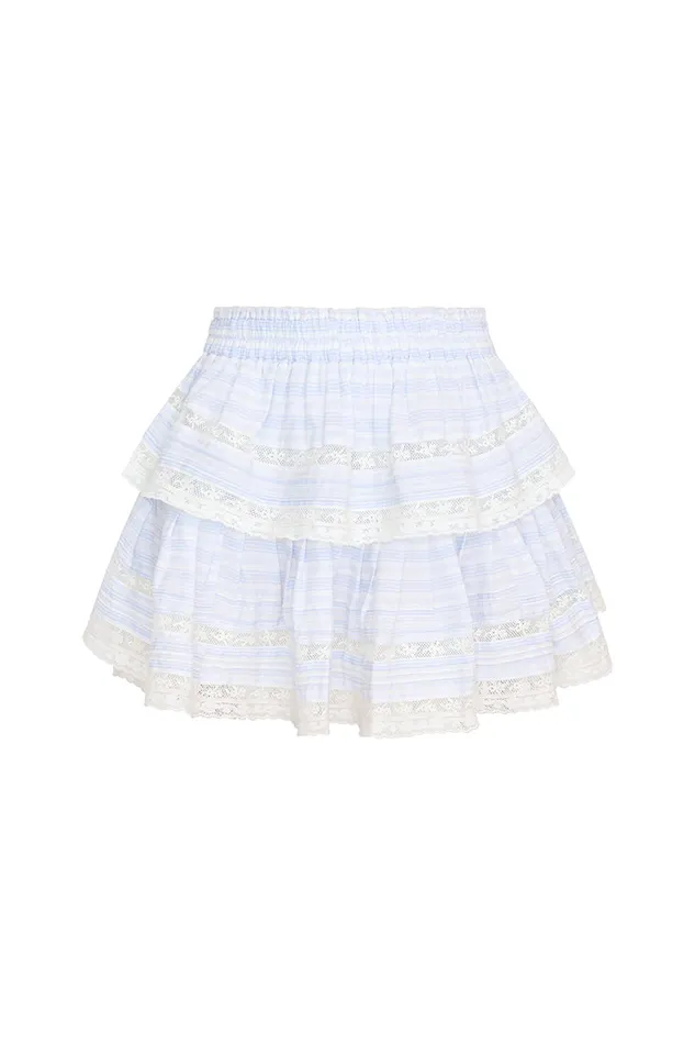 WomenKids Skirts LoveShackFancy Ruffle Mini Stripe Cotton Skirt Vintage Voyage WomenKids Skirts LoveShackFancy Ruffle Mini Stripe Cotton Skirt Vintage Voyage