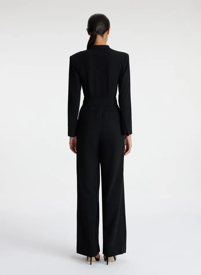 Women Kieran II WideLeg Jumpsuit Black ALC Bottoms