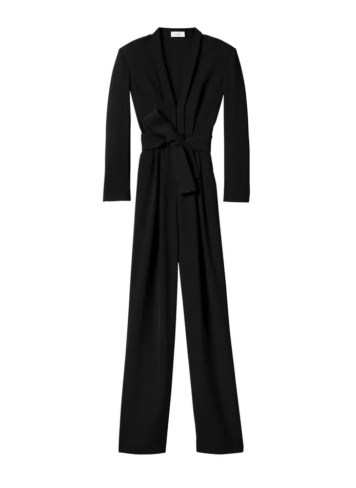 Women Kieran II WideLeg Jumpsuit Black ALC Bottoms