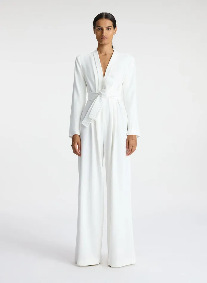 Women Kieran II WideLeg Jumpsuit White ALC Bottoms