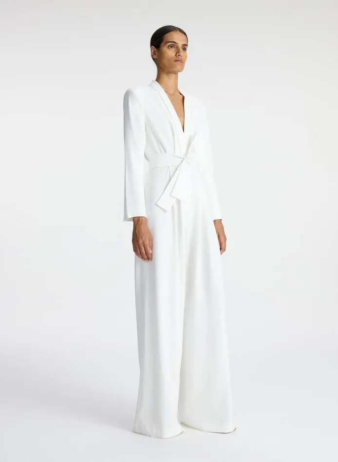 Women Kieran II WideLeg Jumpsuit White ALC Bottoms
