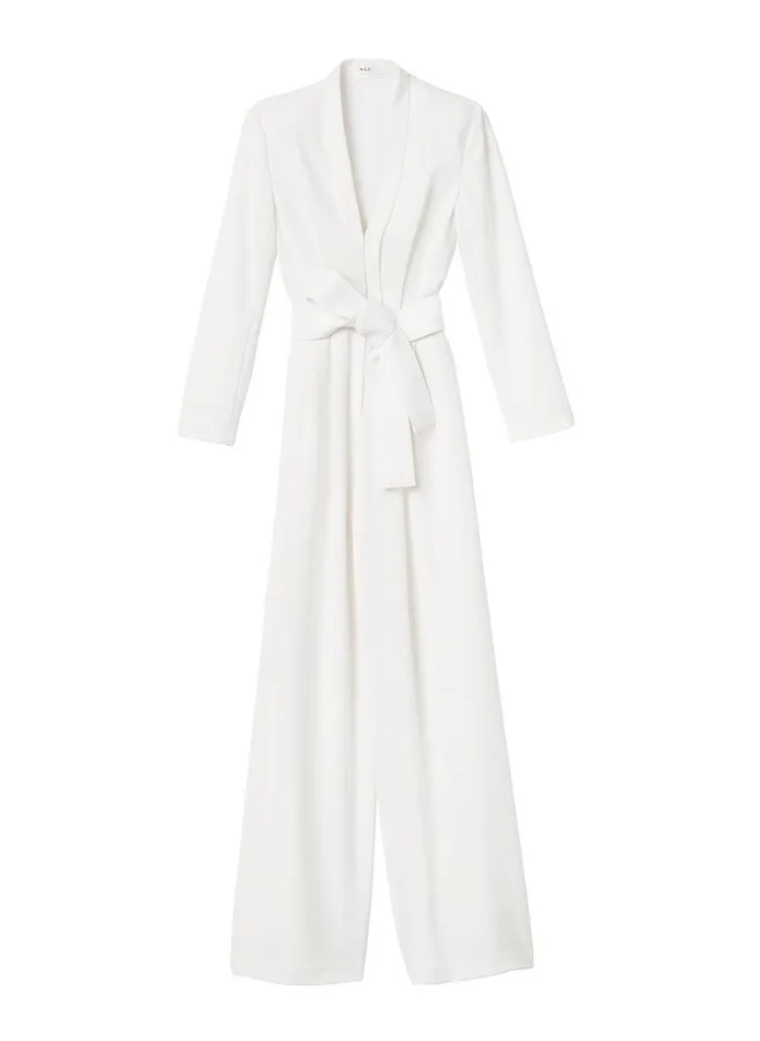 Women Kieran II WideLeg Jumpsuit White ALC Bottoms
