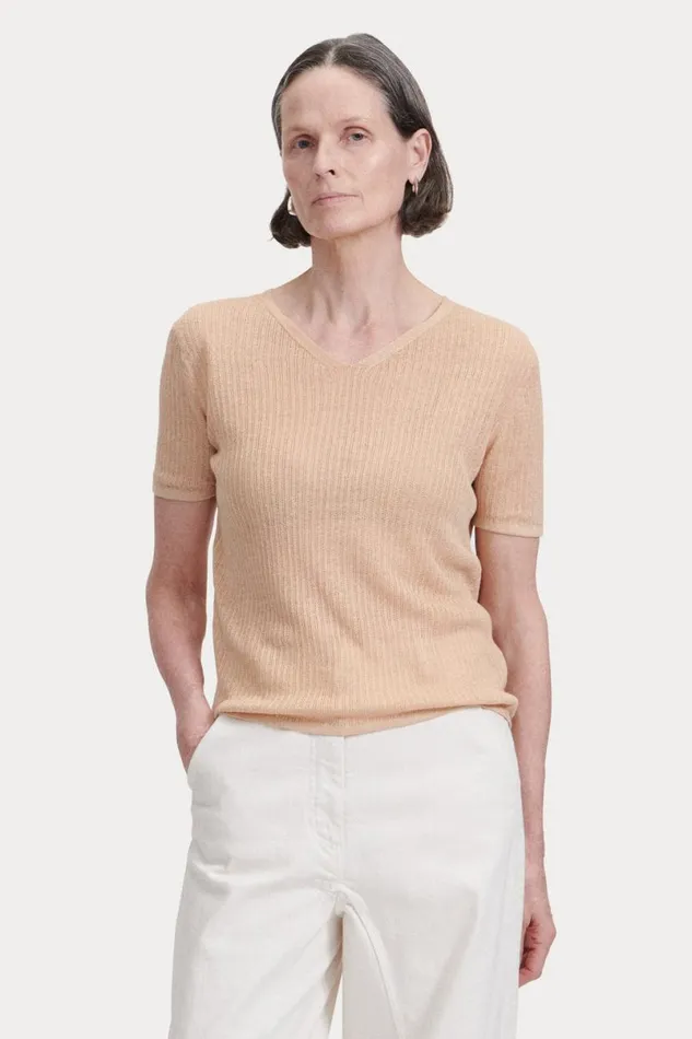 Women Knits Rachel Comey Zuri Top Camel