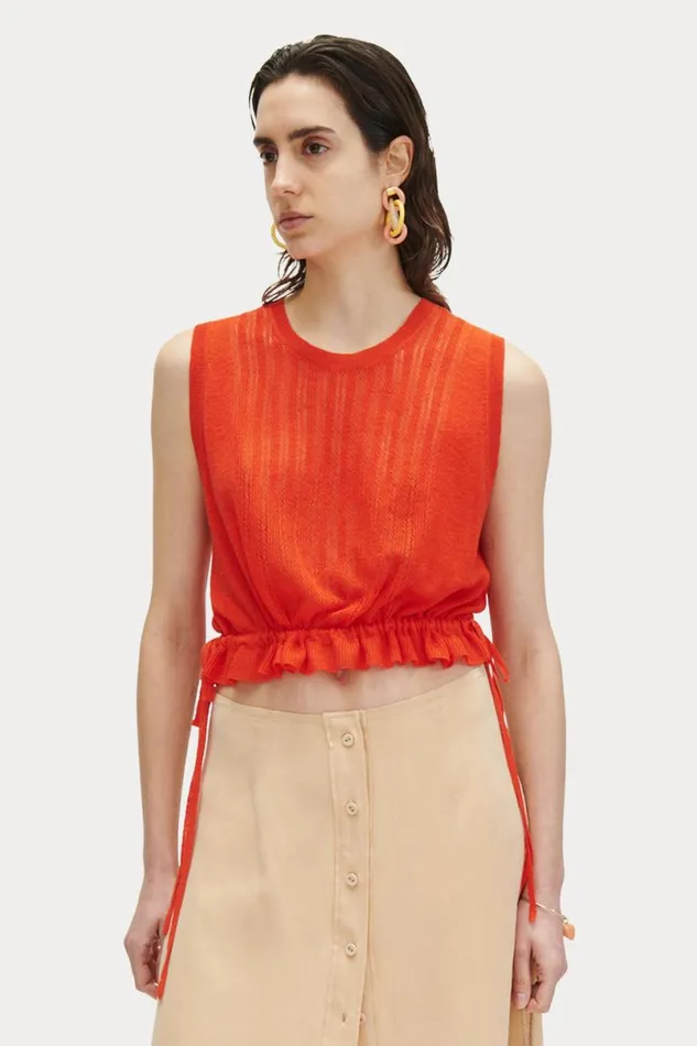Women Knits Rachel Comey Zuri Top Camel