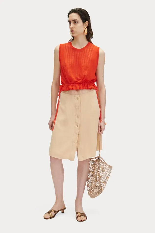 Women Knits Rachel Comey Zuri Top Camel