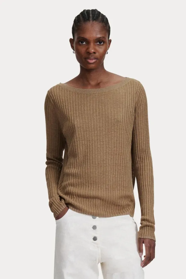 Women Knits Rachel Comey Zuri Top Camel