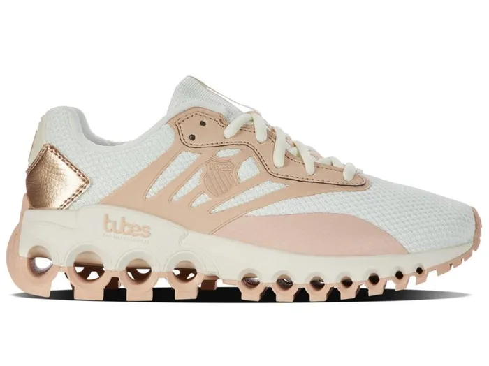 Women Lifestyle KSwiss TUBES SPORT Star Whitecream Tanrose Gold