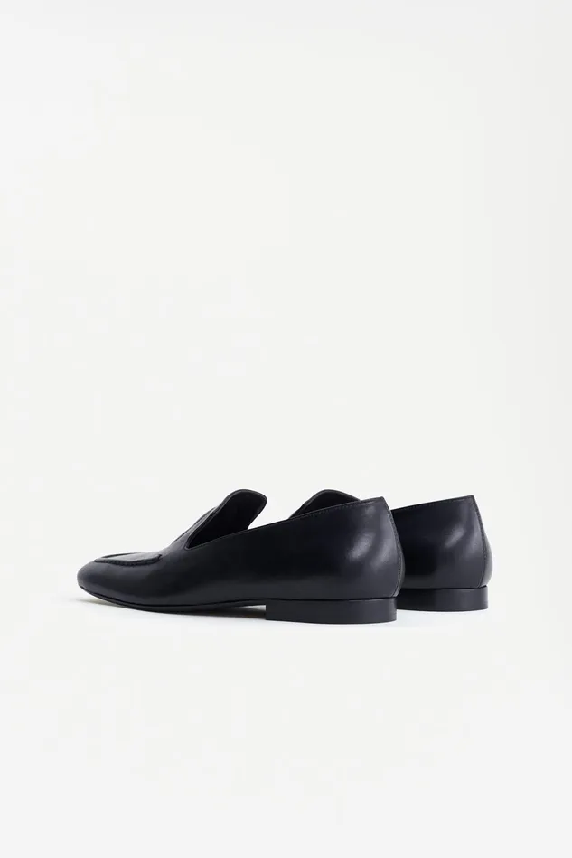 Women Logo Soft Loafers Black Filippa K Shoes