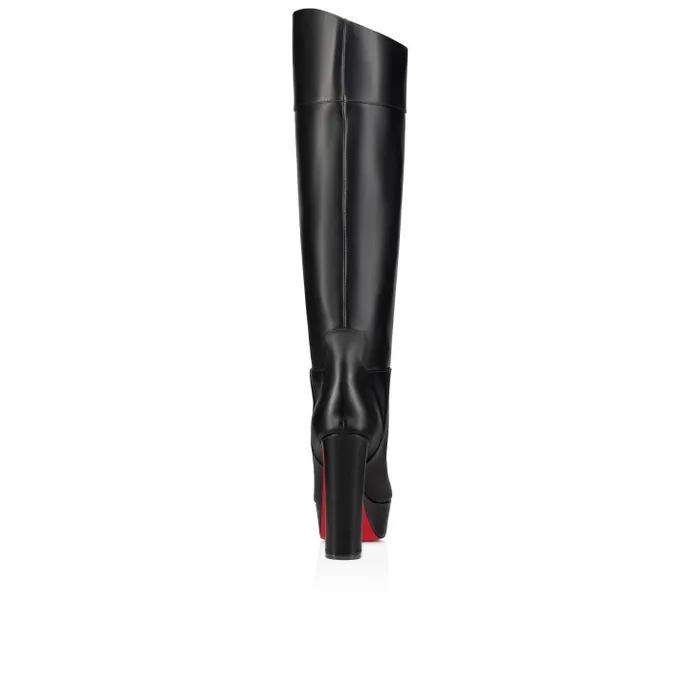 Women Loo Botta Alta 130 Mm Boots 8211 Calf Leather 8211 Black Christian Louboutin Boots