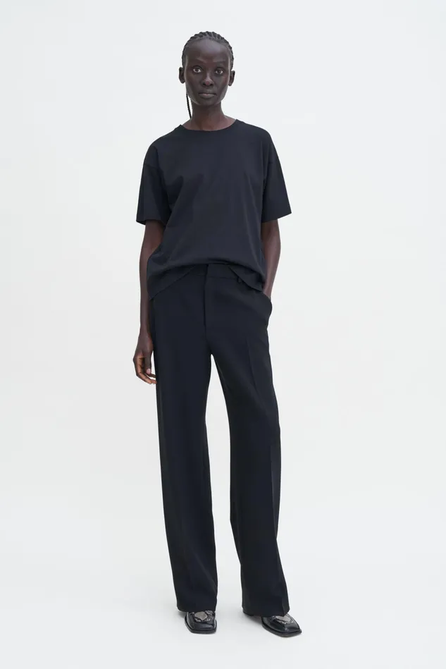 Women Loose Fit Tee Black Filippa K Tops