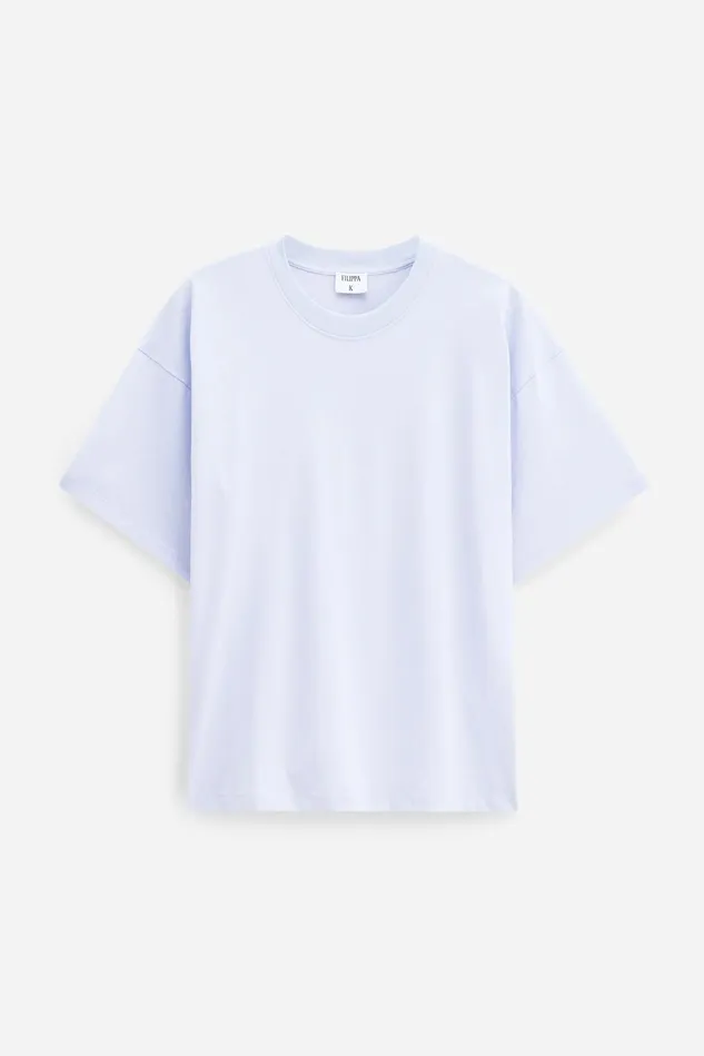 Women Loose Fit Tee Mist Blue Filippa K Tops