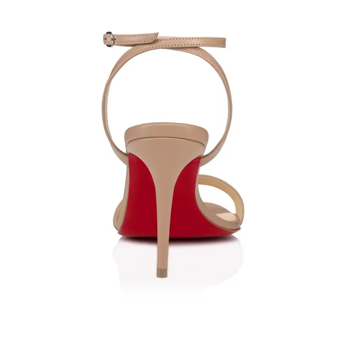 Women Loubigirl 85 Mm Strappy Sandals 8211 Nappa Leather 8211 Blush Christian Louboutin Sandals and Slides