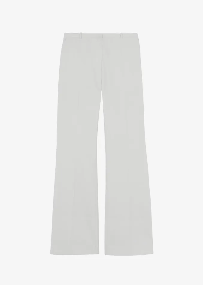 Women Lyra Flared Pants 8211 White The Frankie Shop Bottoms