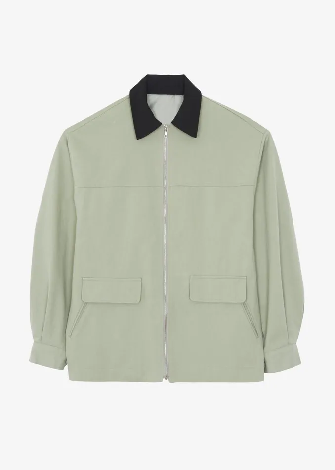 Women Malia Utility Jacket 8211 Khaki The Frankie Shop Outerwear