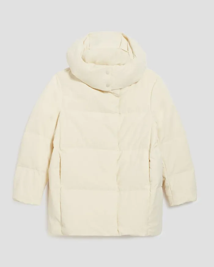 Women Margotte 8211 MidLength Down Jacket Glass Green Beige Comptoir Des Cotonniers Coats and Jackets