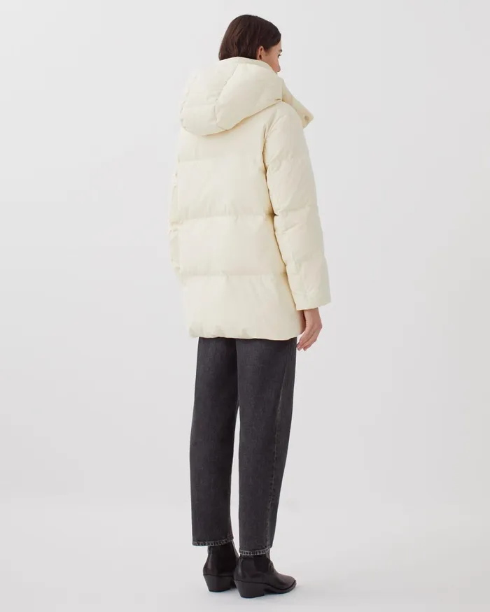 Women Margotte 8211 MidLength Down Jacket Glass Green Beige Comptoir Des Cotonniers Coats and Jackets