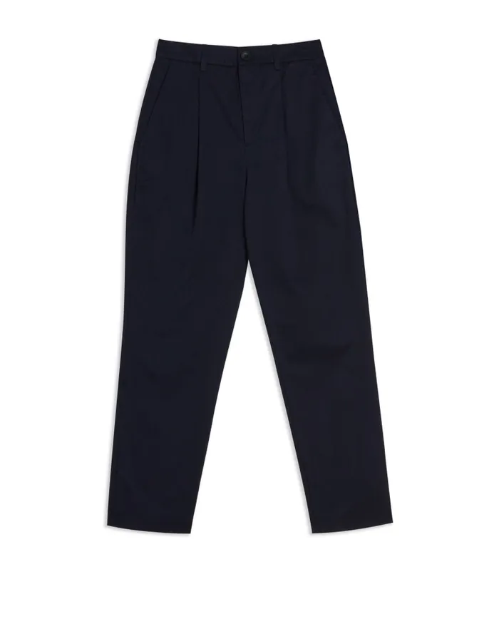 Women MARYIAH 8211 High Rise Carrot Leg Trousers Dark Blue Ted Baker Trousers and Shorts