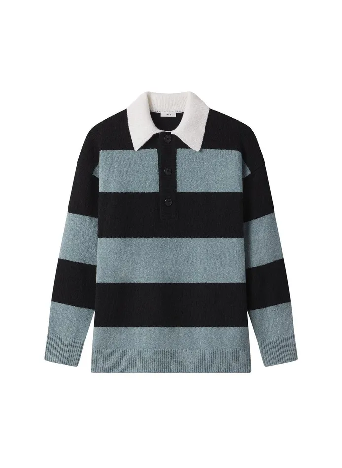 Women Mason Wool Cashmere Sweater Zenith Blueblack ALC Sweaters