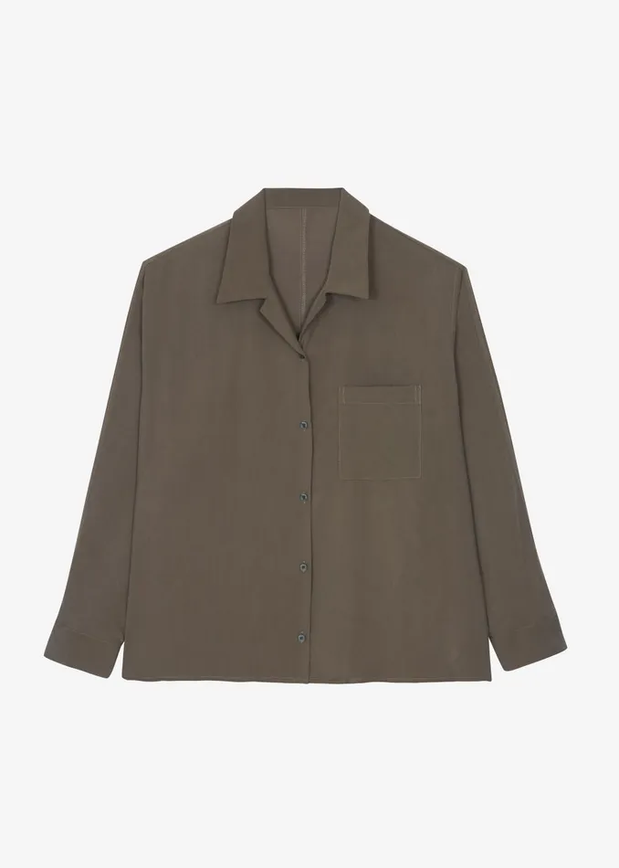 Women Meilen Shirt 8211 Olive The Frankie Shop Tops