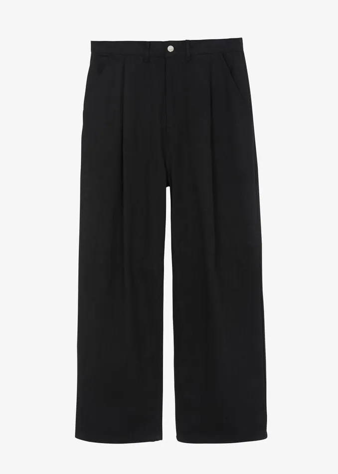 WomenMen Drew Denim Pants 8211 Black The Frankie Shop Bottoms